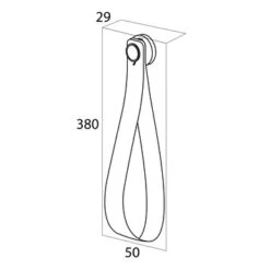 Tiger Reserverolhouder Urban Zwart -Badkamerartikelen Winkel 123 6999
