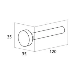 Tiger Reserverolhouder Sem Zwart -Badkamerartikelen Winkel 123 7025