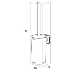 Tiger Carv Toiletborstel Met Houder Zwart 15 Tiger Carv Toiletborstel Met Houder Zwart -Badkamerartikelen Winkel 123 7069