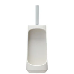 Tiger Toiletborstelhouder TESS Met Opbergfunctie Vrijstaand En Swoop Borstel Flexibel Wit/lichtgrijs -Badkamerartikelen Winkel 123 7073