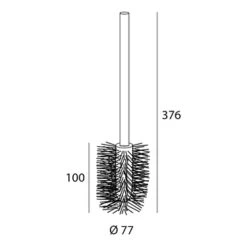 Tiger Toiletborstel Universeel Chroom -Badkamerartikelen Winkel 123 7097
