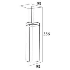 Tiger Boston Toiletborstelgarnituur RVS 9 Tiger Boston Toiletborstelgarnituur RVS -Badkamerartikelen Winkel 123 7120