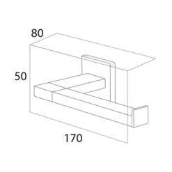 Tiger Toiletrolhouder Items RVS -Badkamerartikelen Winkel 123 7124
