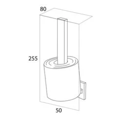 Tiger Reserverolhouder Items Hangend Chroom -Badkamerartikelen Winkel 123 7144