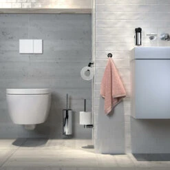 Toiletrolhouder Tiger Noon Chroom -Badkamerartikelen Winkel 123 7148