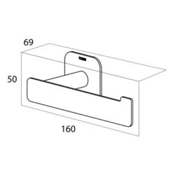 Tiger Toiletrolhouder Colar L RVS 21 Tiger Toiletrolhouder Colar L RVS -Badkamerartikelen Winkel 123 7158