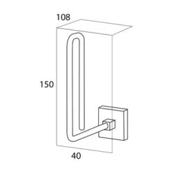 Tiger Reserverolhouder Melbourne Hangend Chroom 11 Tiger Reserverolhouder Melbourne Hangend Chroom -Badkamerartikelen Winkel 123 7174