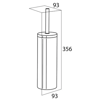 Tiger Boston Toiletborstelgarnituur RVS Glans 6 Tiger Boston Toiletborstelgarnituur RVS Glans - Afbeelding 4