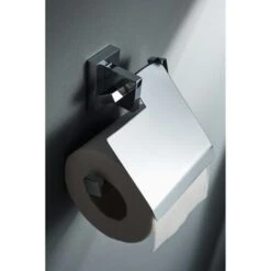 Haceka Toiletrolhouder Edge Met Klep Chroom 7 Haceka Toiletrolhouder Edge Met Klep Chroom -Badkamerartikelen Winkel 123 7258