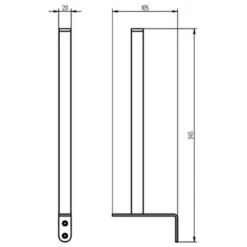 Haceka Reserverolhouder Ixi Hangend RVS -Badkamerartikelen Winkel 123 7275