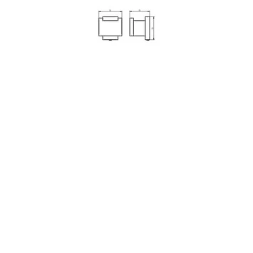 Haceka Dubbele Haak Edge Chroom 5 Haceka Dubbele Haak Edge Chroom - Afbeelding 3