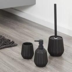 Sealskin Toiletborstel Met Houder Arte Zwart -Badkamerartikelen Winkel 123 7294