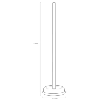 Sealskin Acero Reserverolhouder Zwart 12 Sealskin Acero Reserverolhouder Zwart - Afbeelding 10