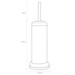 Sealskin Toiletborstelhouder Acero Wit -Badkamerartikelen Winkel 123 7329