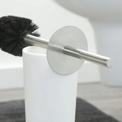 Sealskin Toiletborstelhouder Glossy Zilver 11 Sealskin Toiletborstelhouder Glossy Zilver -Badkamerartikelen Winkel 123 7344
