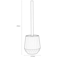 Sealskin Toiletborstel Met Houder Arte Wit 14 Sealskin Toiletborstel Met Houder Arte Wit -Badkamerartikelen Winkel 123 7370