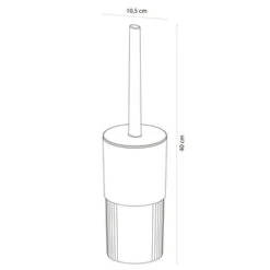 Sealskin Toiletborstelhouder Brave Staand Zwart -Badkamerartikelen Winkel 123 7383