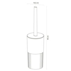 Sealskin Toiletborstelhouder Brave Staand Zwart -Badkamerartikelen Winkel 123 7385