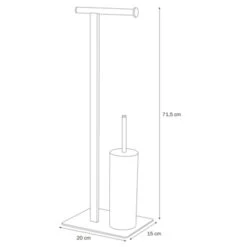 Sealskin Toiletrek Brix Metaal Wit -Badkamerartikelen Winkel 123 7396
