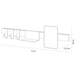 Sealskin Kapstok Met Spiegel Brix Wit 17 Sealskin Kapstok Met Spiegel Brix Wit -Badkamerartikelen Winkel 123 7428