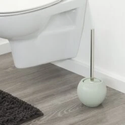 Sealskin Toiletborstel Met Houder Convex Licht Aqua -Badkamerartikelen Winkel 123 7443