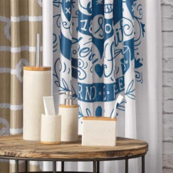 Sealskin Toiletborstelgarnituur Grace Zand 18 Sealskin Toiletborstelgarnituur Grace Zand -Badkamerartikelen Winkel 123 7505