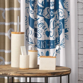 Sealskin Toiletborstelgarnituur Grace Zand 9 Sealskin Toiletborstelgarnituur Grace Zand - Afbeelding 7