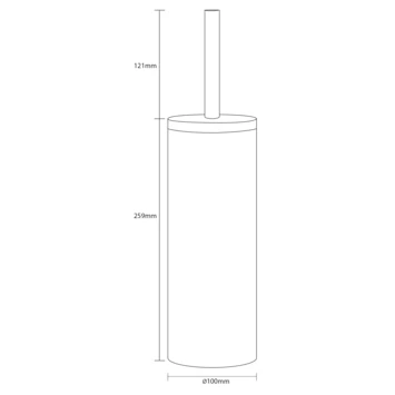 Sealskin Toiletborstelgarnituur Grace Zand 12 Sealskin Toiletborstelgarnituur Grace Zand - Afbeelding 10