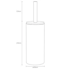 SEALSKIN Seaslkin Toiletborstelhouder Blend Terrazzo Staand -Badkamerartikelen Winkel 123 7519