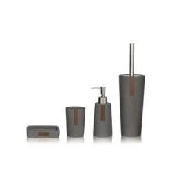 Sealskin Pierra Toiletborstelhouder Grijs -Badkamerartikelen Winkel 123 7545