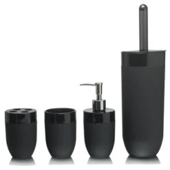 Sealskin Toiletborstelhouder Bloom Zwart 10 Sealskin Toiletborstelhouder Bloom Zwart -Badkamerartikelen Winkel 123 7556