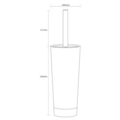 Sealskin Toiletborstelhouder Glossy Goud -Badkamerartikelen Winkel 123 7565