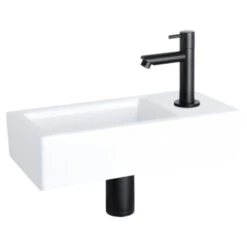 Differnz Fonteinset Ravo Rechts Wit Keramiek