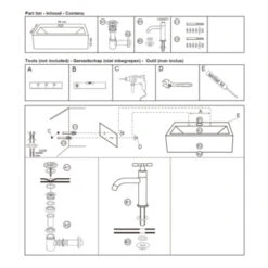 Differnz Dif Fonteinset Argus Wit -Badkamerartikelen Winkel 123 7674