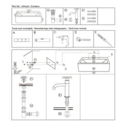 Differnz Dif Fonteinset Argus Wit -Badkamerartikelen Winkel 123 7679