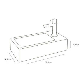 Differnz Fonteinset Helios Wit 36x18x8 Cm 4 Differnz Fonteinset Helios Wit 36x18x8 Cm - Afbeelding 2