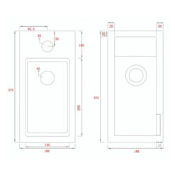 Differnz Fonteinset Helios Wit 36x18x8 Cm 19 Differnz Fonteinset Helios Wit 36x18x8 Cm -Badkamerartikelen Winkel 123 7719