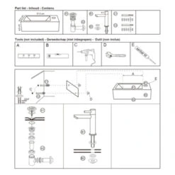 Differnz Fonteinset Helios Wit 36x18x8 Cm 26 Differnz Fonteinset Helios Wit 36x18x8 Cm -Badkamerartikelen Winkel 123 7726