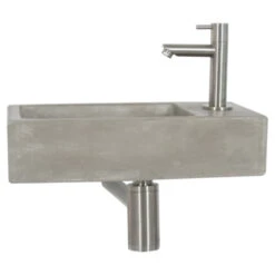 Atlantic Ethan Fonteinset Beton -Badkamerartikelen Winkel 123 7738