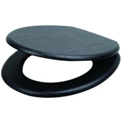 Handson WC Bril Antero Zwart Hout 5 Handson WC Bril Antero Zwart Hout -Badkamerartikelen Winkel 123 7770