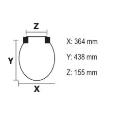 Bemis WC Bril Chicago Wit Hout Met Kunststof Softclose -Badkamerartikelen Winkel 123 7779