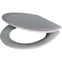 Handson WC Bril Otso Grijs Kunststof Met Softclose -Badkamerartikelen Winkel 123 7785