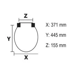 Bemis WC Bril Chicago Wit Hout Met Metalen Softclose -Badkamerartikelen Winkel 123 7788