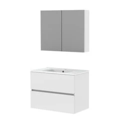 Atlantic By Allibert Badmeubelset Donna 60 Cm Mat Wit