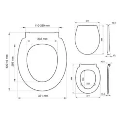 Tiger WC Bril Pasadena Wit Kunststof Met Softclose -Badkamerartikelen Winkel 123 7799