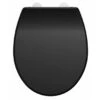 Allibert WC Bril Dolceo Zwart Mat -Badkamerartikelen Winkel 123 7842