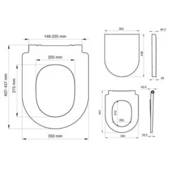 Tiger WC Bril Memphis Wit Kunststof Met Softclose -Badkamerartikelen Winkel 123 7864