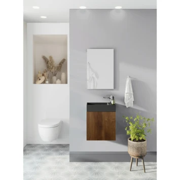 Allibert Fonteinmeubel Javapack 40 Cm Walnut 4 Allibert Fonteinmeubel Javapack 40 Cm Walnut - Afbeelding 2