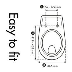 Cedo Beach Path Wc Bril Softclose Duroplast -Badkamerartikelen Winkel 123 7914
