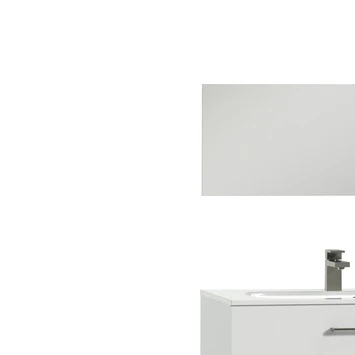 Tiger Badkamermeubel Studio 80cm Hoogglans Wit Met Ronde RVS Greep 5 Tiger Badkamermeubel Studio 80cm Hoogglans Wit Met Ronde RVS Greep - Afbeelding 3